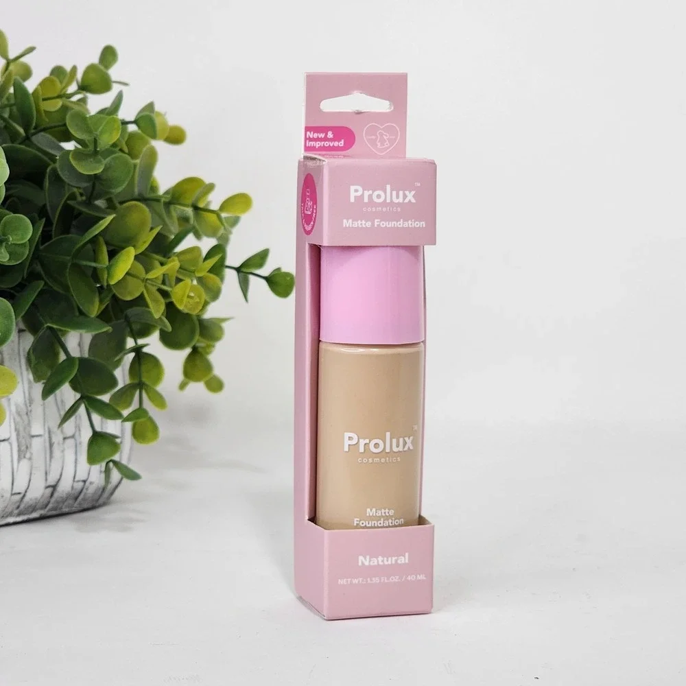 Prolux Cosmetics Matte Foundation Natural Shade - 1.35 fl oz / 40 mL - New